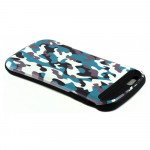 Wholesale Apple iPhone 6 Plus 5.5 Design Candy Shell Hybrid Case (Camouflage Teal)